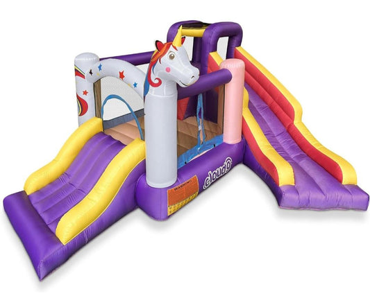 unicorn combo bounce house